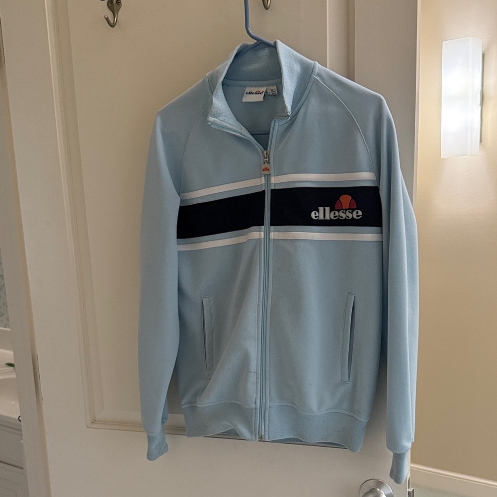 Ellesse Sky Blue Zip-Up Jacket